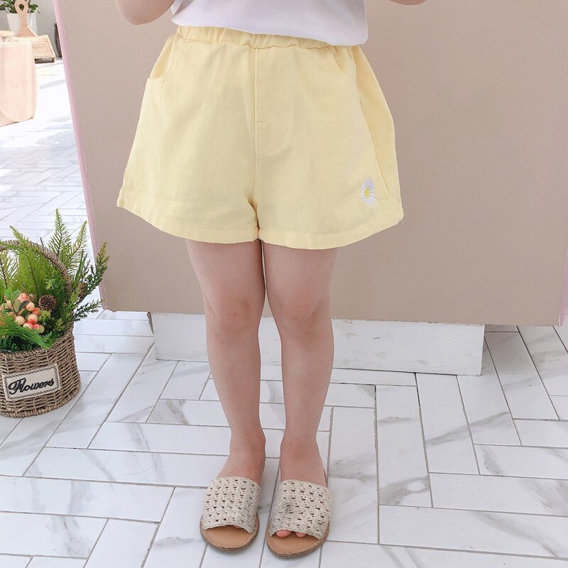 Girls Clothing Sets Summer Vest Two Piece Sleeveless Children Sets Girls Clothes Suit Casual: Yellow / 6T