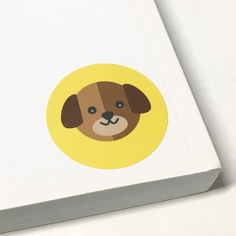 96Pcs Zoo Animals Children Stickers Roll Adhesive Diary Label Sticker For Kids Children Diy School Stationery Cute Sticker