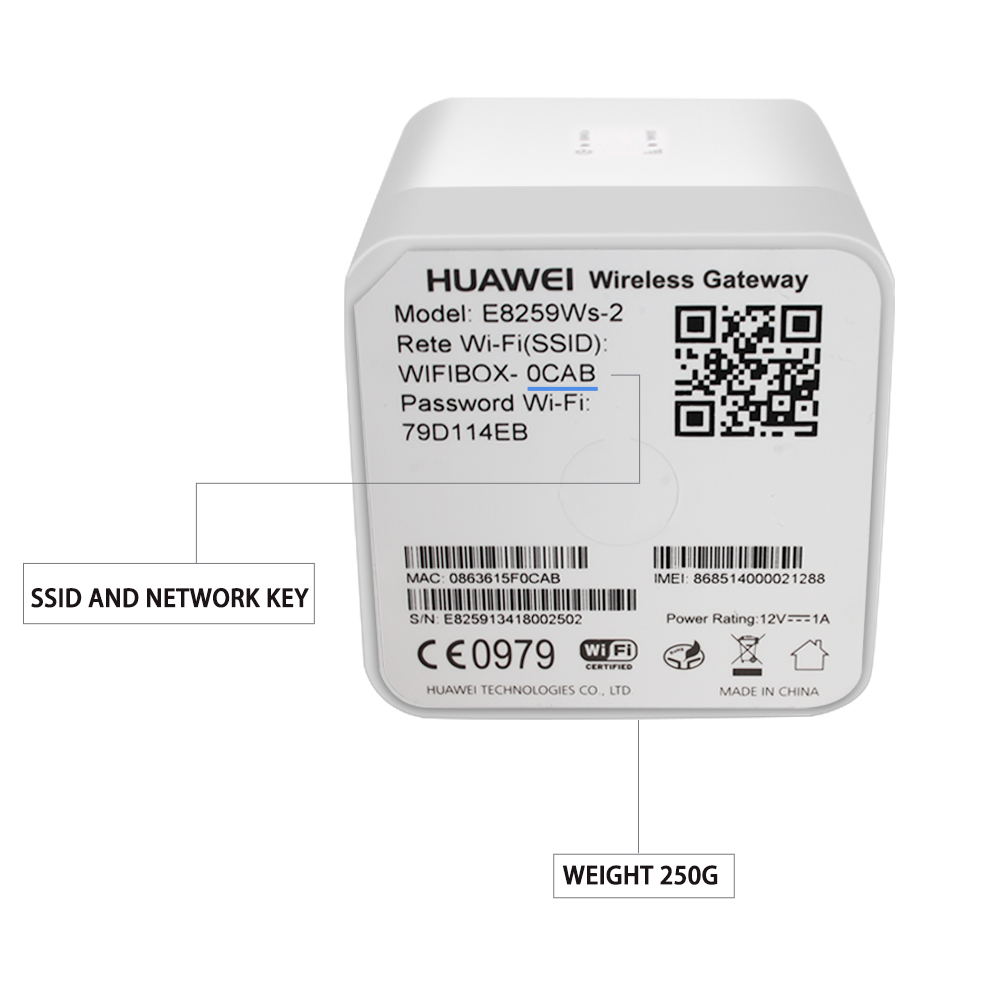 Huawei E8259 DC-PA + HSPA + draadloze 3g mobiele pocket router