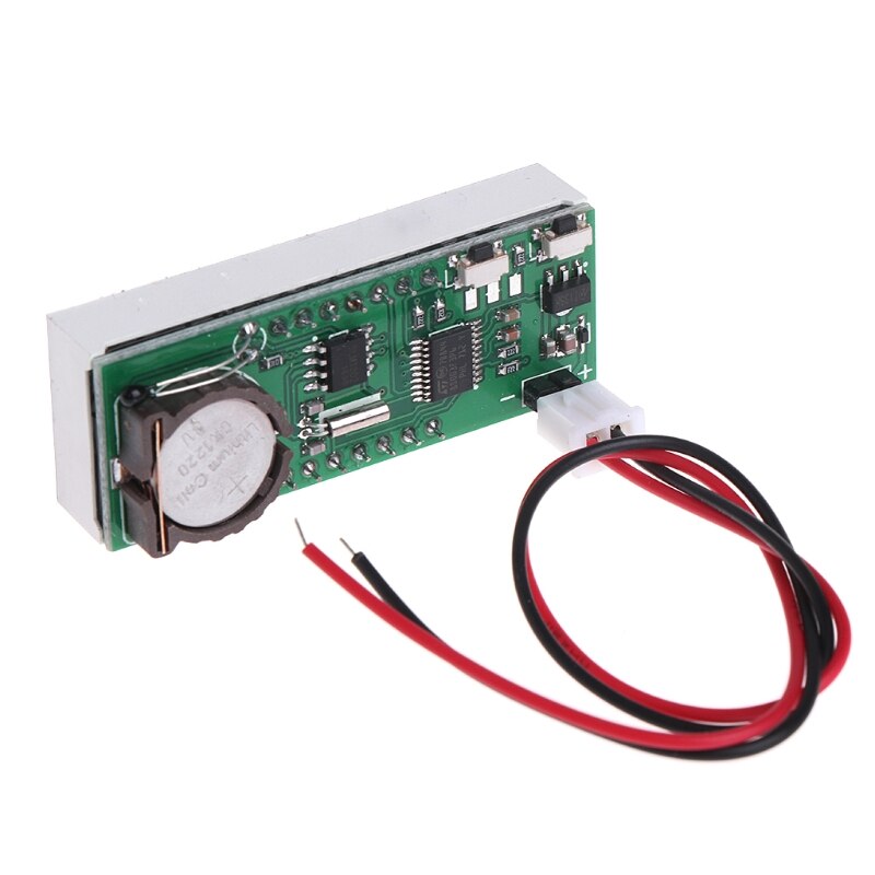 Voltímetro electrónico de 12V, 5-24V, reloj para coche, módulo de Monitor LED automático,