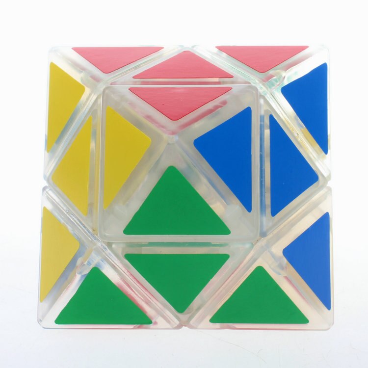 Mozhi assi diamante autoadesivo ottaedro zauberwürfel Spezielle Intelligence Test Geschwindigkeit Puzzle Spielzeug Für kinder Lernen gif