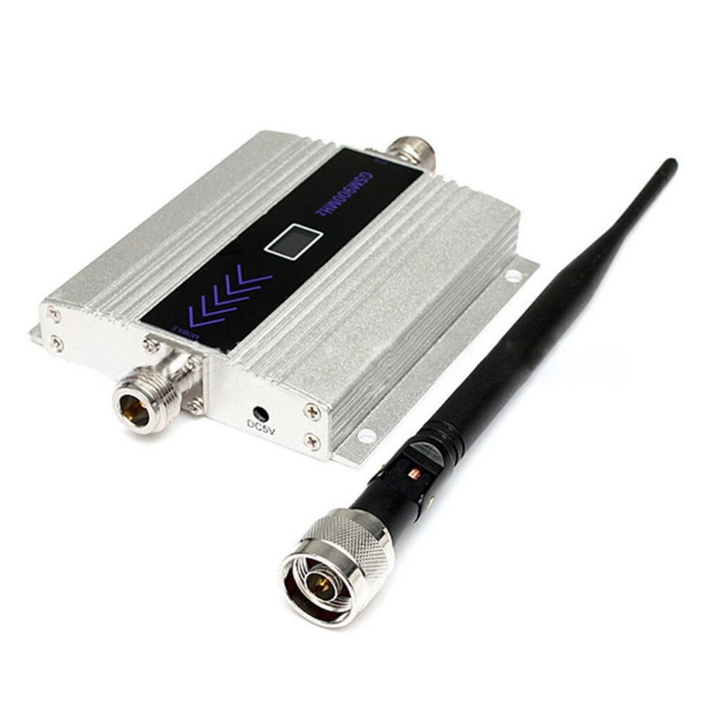 GSM 900MHz Cell Phone Signal Amplifier Booster with Dual Aerials Portable LCD Display High Grain Signal Repeater Kit