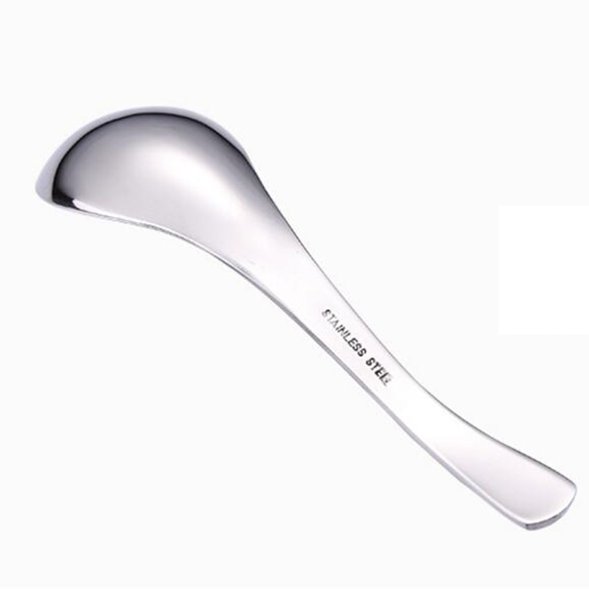 Stainless steel Chinese Spoons Round Bottom Count Spoons Thick Kid's Spoon Rice Spoon Deepened Sliver Dessert Tea Coffee Spoon