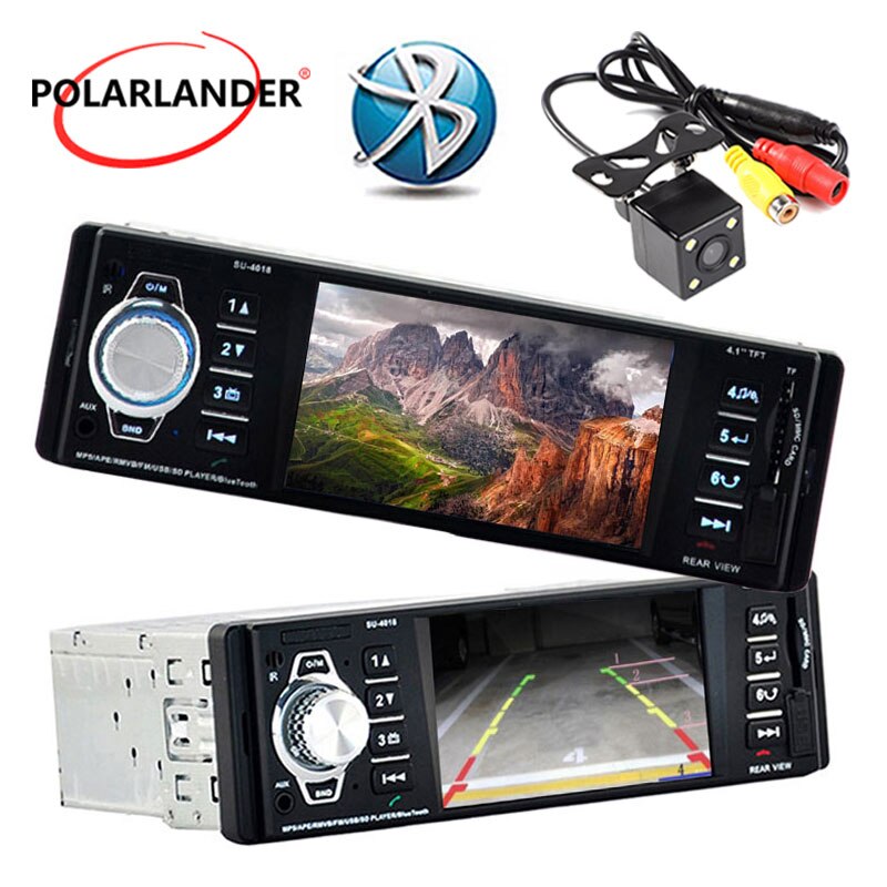 Autoradio Car Radio MP5 Player 4.1 inch HD TFT screen in 1 din car stereo W/remote control SD/USB/AUX IN radio cassette player