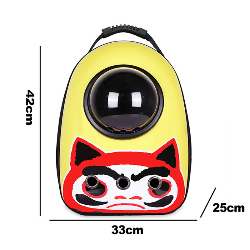 Transparent Cat Backpack Window Carrier for Cat Backpack Walkabout Dog Transport Carrying Bag for Cats Dog Transport Pet Carrier