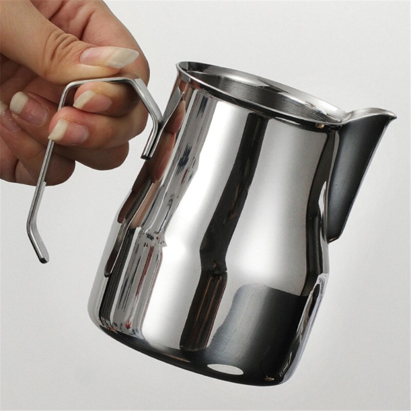 Stainless Espresso Coffee Pitcher Latte Milk Frothing Jug Kitchen 350ml 500ml 750ml