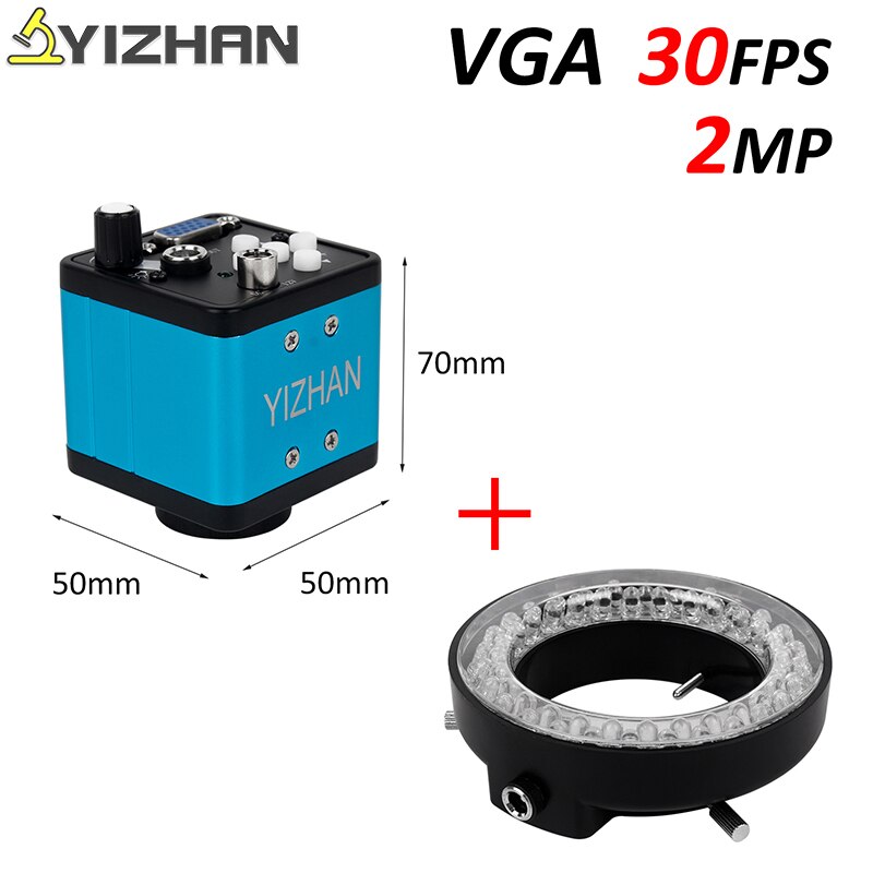 13MP VGA HD mikroskop przemysłowy aparat cyfrowy laboratorium elektroniczny aparat okularowy robić telefonu CPU PCB naprawa YIZHAN: Default Title