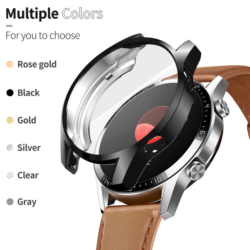Screen Protector Cover for Huawei Watch 3 GT 3 46mm 42mm Case GT Runner GT3 Soft Tpu Scratch-resistant Shell Lightweight Bumper