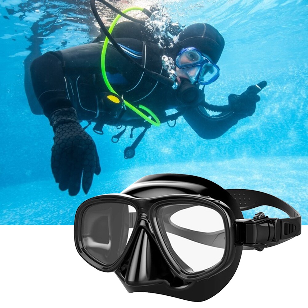 Scuba Diving Masks Snorkeling Goggles for Adult Anti-Fog Scuba Goggles Glasses Underwater Swimming Pool Equipment
