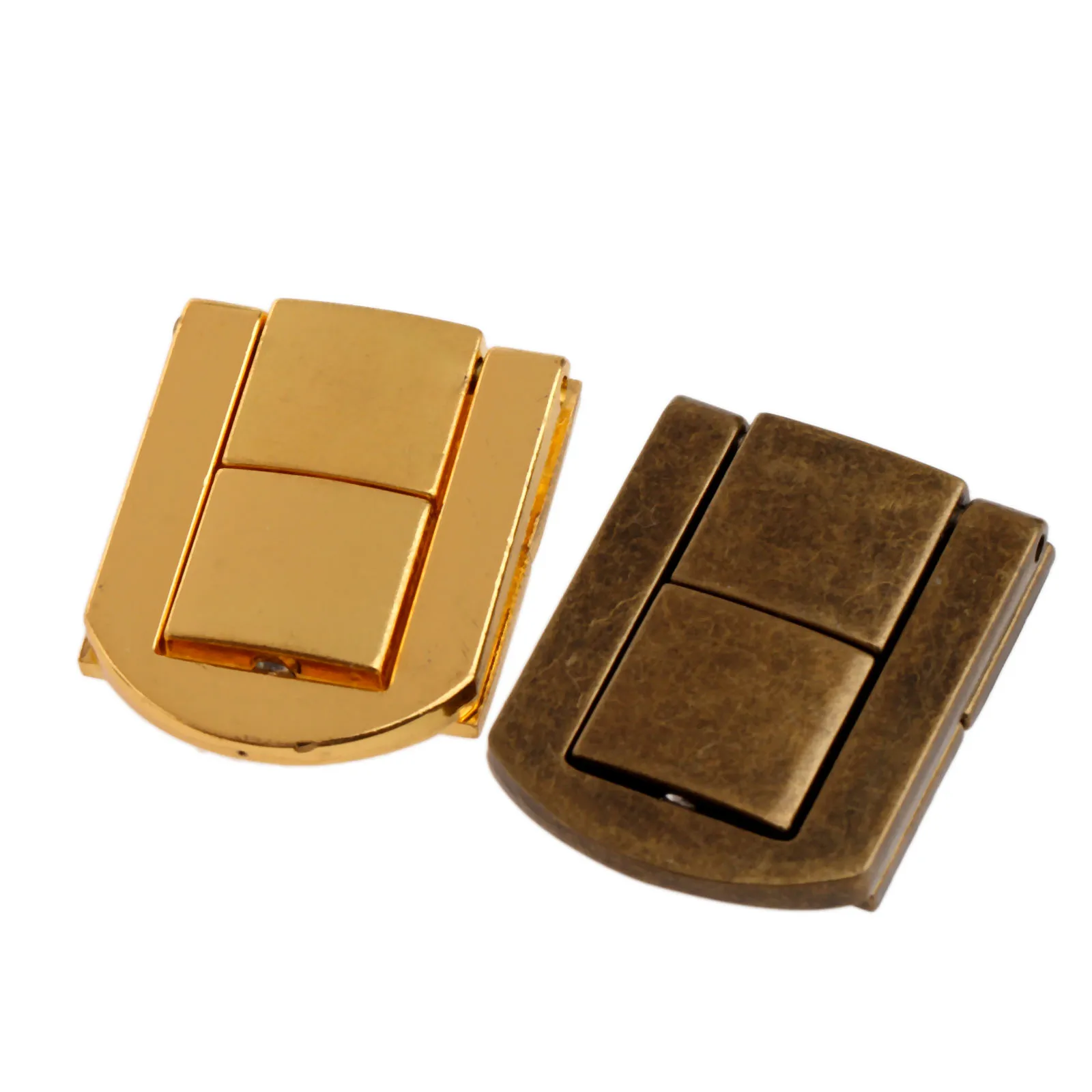 1PC 30*24mm Box Latch Hasps Jewelry Wood Box Hasps Drawer Latches Decorative Suitcases Hasp Latch Buckle Clasp Furniture Tools