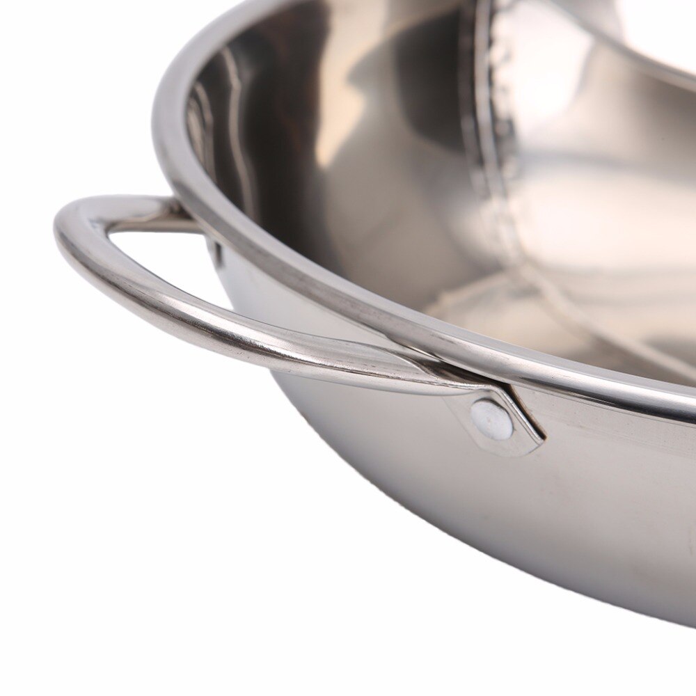 29cm dobbelt opdelt gryde rustfrit stål komfur hjem køkkengrej suppe madlavning værktøj køkken forsyninger