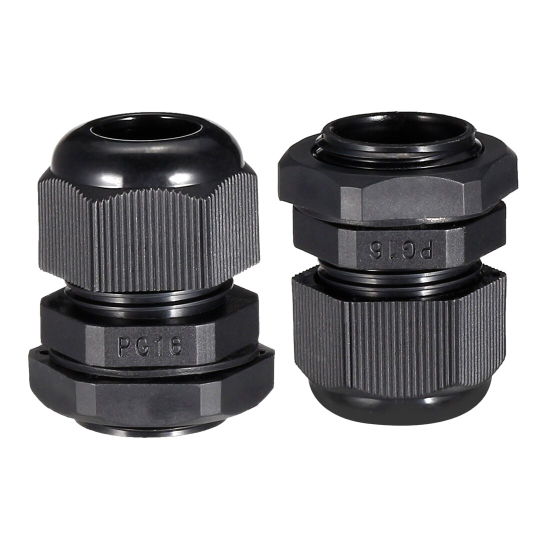 thumbnail image 2 of 15 Pack PG19 White Plastic Cable Glands - Waterproof, For 12-15mm Cable Diameter, With Locknut & Washer 2 of 14