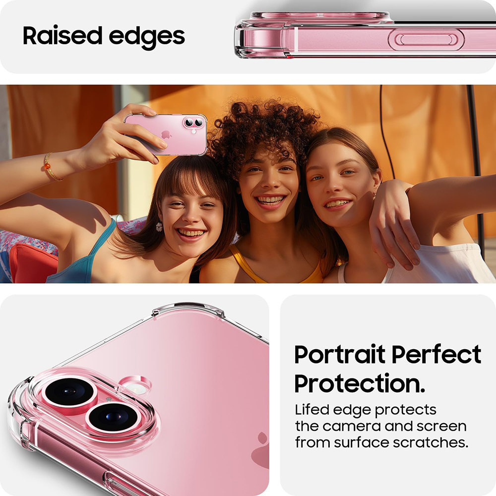 Jaspever-funda suave de silicona a prueba de golpes para iPhone 17 Air 16 15 14 13 12 11 Pro Max Plus, funda transparente ultrafina