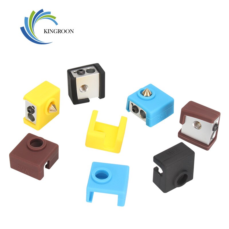 KINGROON MK7 MK8 Beheizte Block Abdeckung Schutzhülle Silikon Socke Abdeckung 3D Drucker Erhitzt Block Heißer Ende Socke 3D Drucker Teile