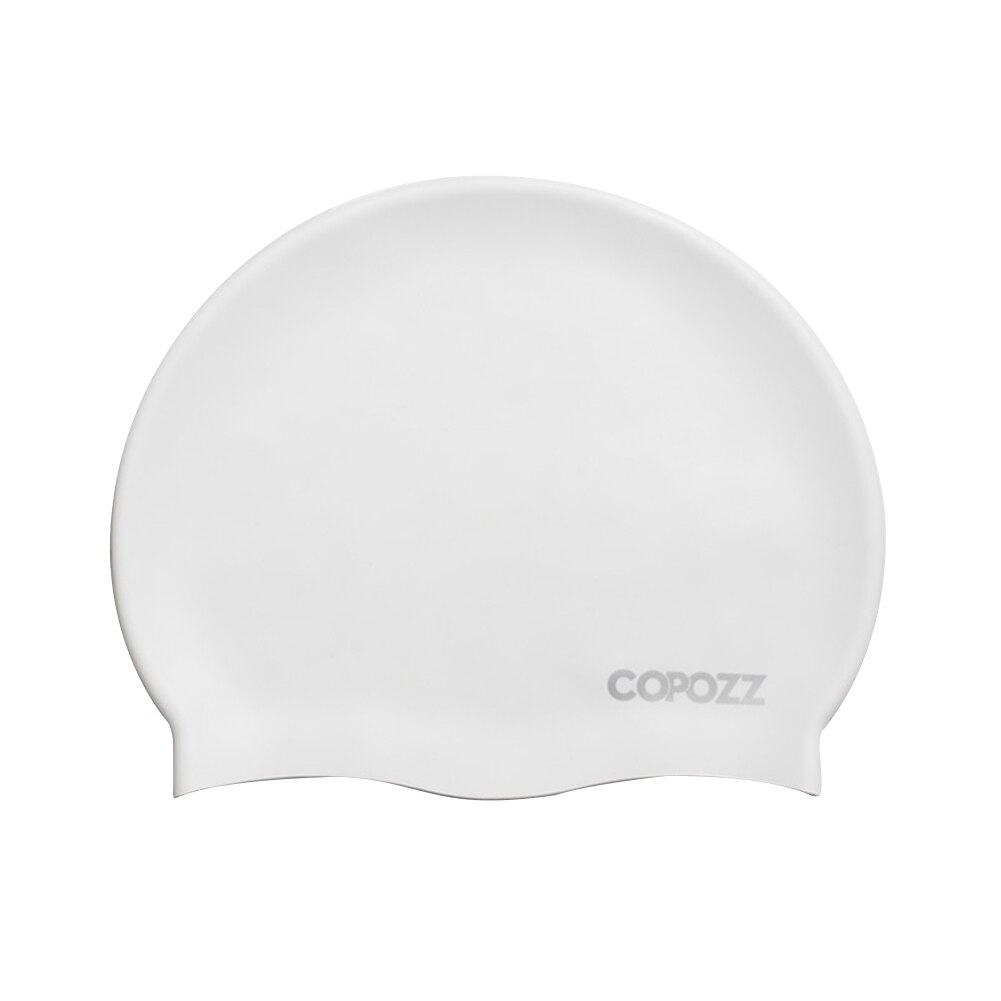 Män kvinnor långt hår vattentätt vuxen elastisk silikon halkfri dykning badmössa simbassäng bärbar utomhus skydda öron resa: 2