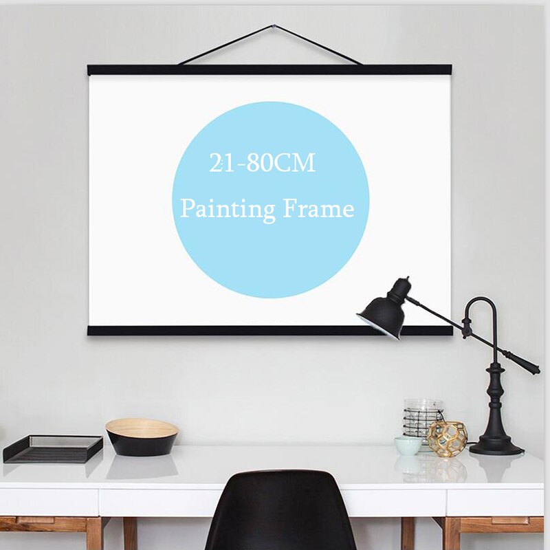 A3 a4 maten canvas schilderij magnetische houten hanger houten lijst fotolijst canvas posterlijst kunsthanger kerstdecoratie