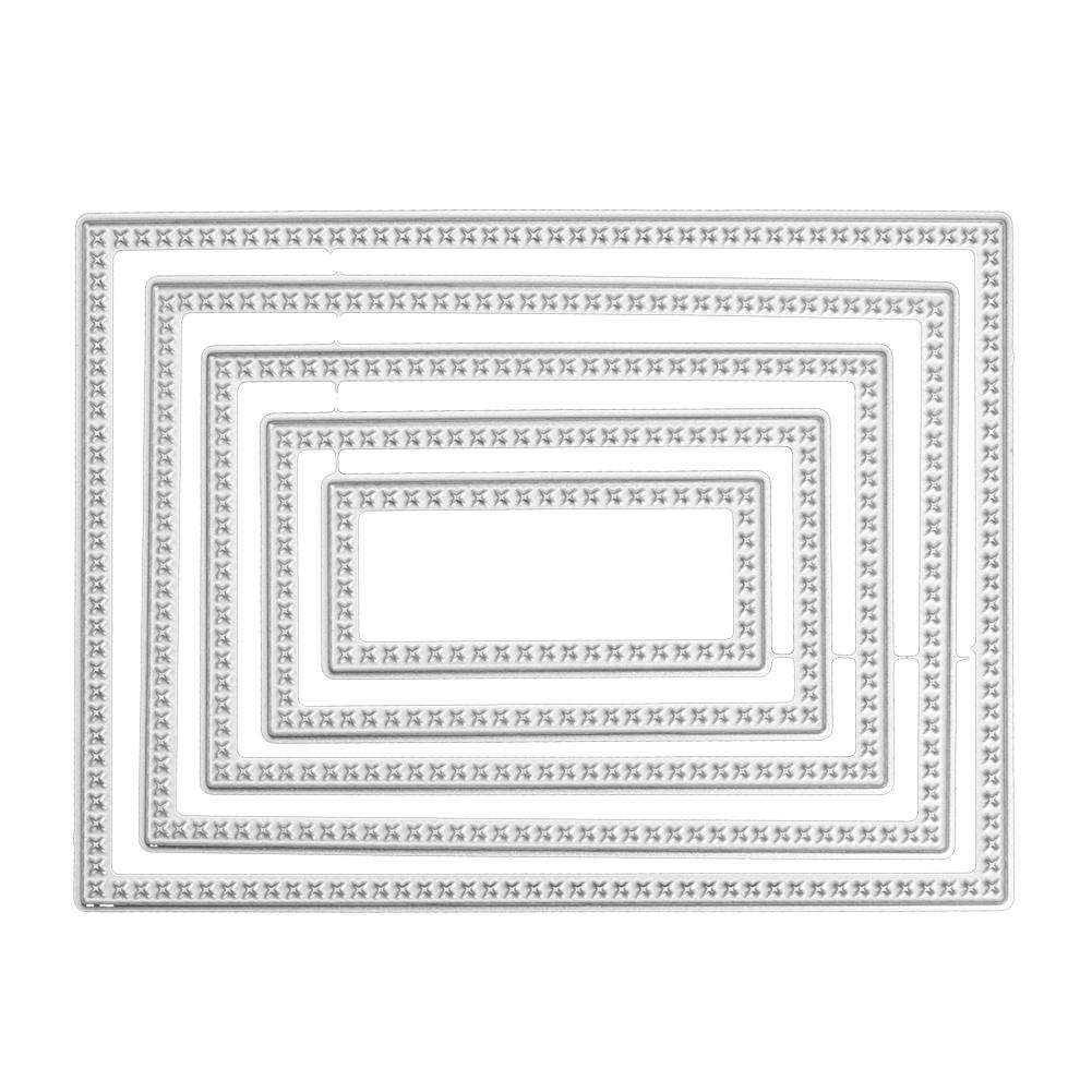 Metall Schneiden Stirbt Kreis Rahmen Schablonen für DIY Scrapbooking Präge Papier Hochzeit Karten Sterben Schnitte Foto Album Machen Handwerk: G