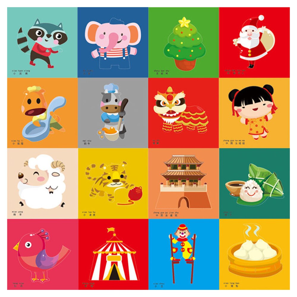 1 Pc Children Paper-cut Origami Educational Book Paper-cut for Kids