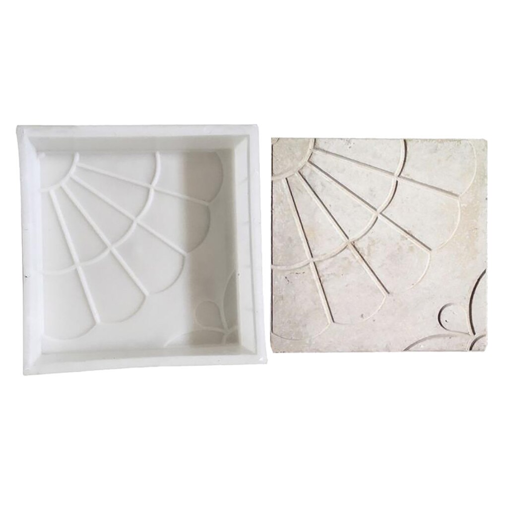 Floor tile mould Many Plastic Making DIY Paving Mould Home Garden Floor Road Concrete Stepping Patio Pavement Decoration: B