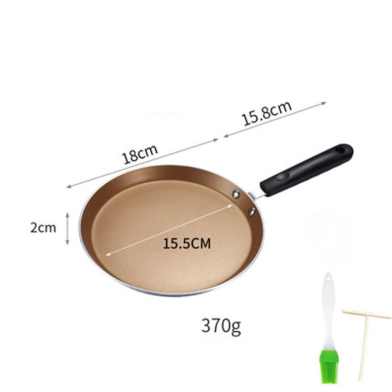 Nonstick Pan Pan Pancake Pan Steak Frying Pan Melaleuca Cake Special Small Omelette Breakfast Pan Pancake Pan: 7
