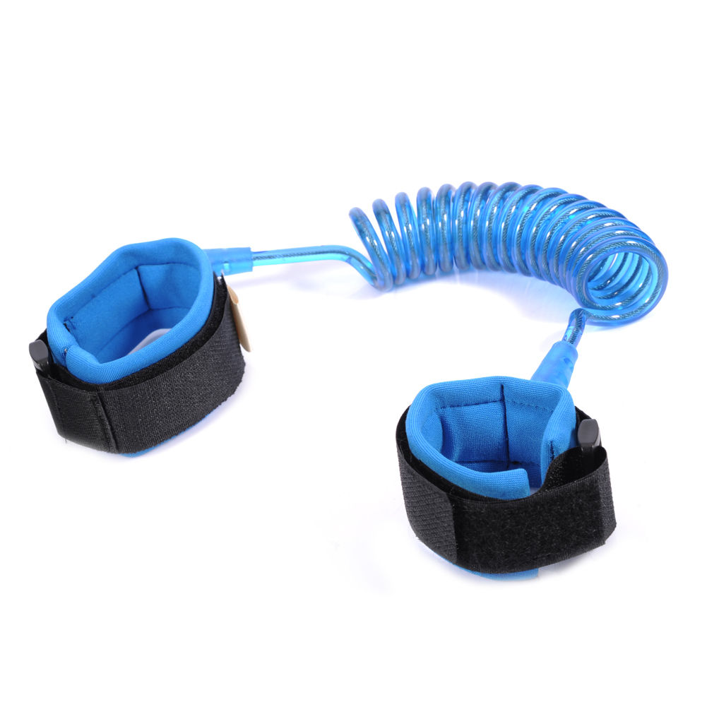 Anti Lost Wrist Link 3 Size Child Toddler Harness Baby Link Safety Reins Strap Leash Wrist Hand Belt Anti-lost Wristband Kids: Blue / 190cm to 250cm