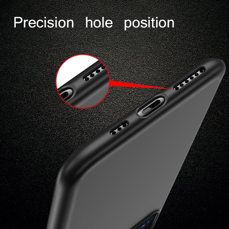 Solidna matowa obudowa telefonu dla iPhone 11 Pro miękkiego silikonu TPU tylna pokrywa dla iPhone X XR XS Max 6 6s 7 8 Plus 5 5S SE Fundas Capa