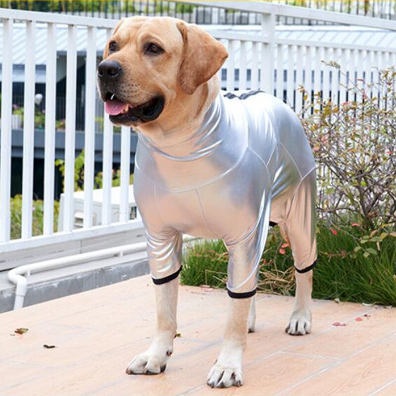 Dog Outdoor Jackets Cool Space Suit Jumpsuit Pet Dog Costumes Waterproof Raincoat Medium Large Dog Outfit Pet Supplie