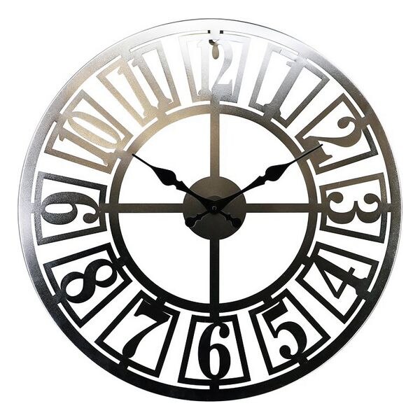 Horloge Mdf Hout/Metaal (60X3,5X60 Cm)