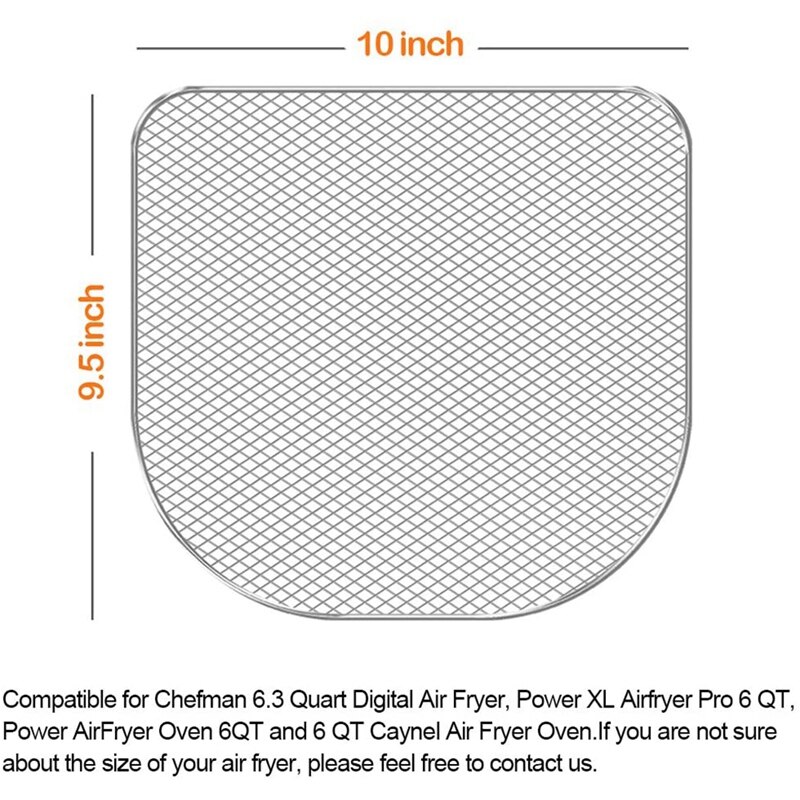 Dehydrator Rack for Air Fryer Oven,6 Quart Air Fryer Accessories,Dehydrated Fruit and Meat,Air Rack,Dehydration Tray 3Pc