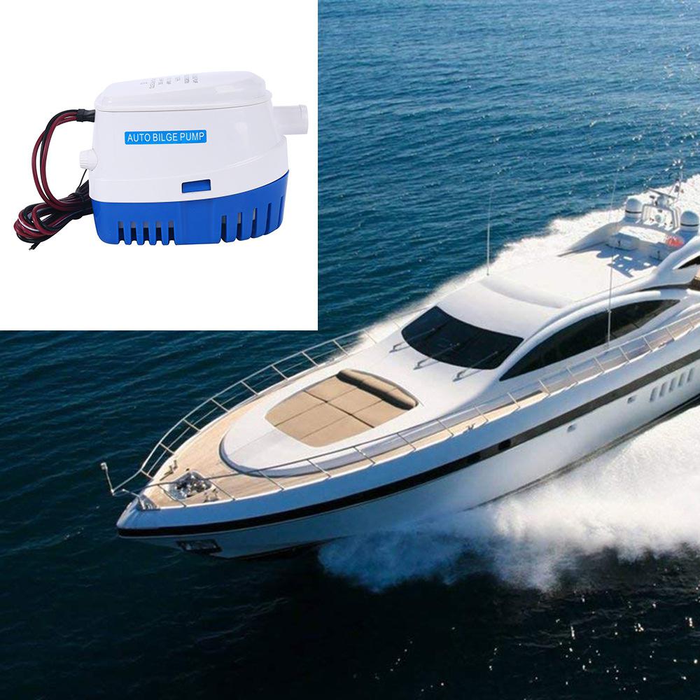 Automaattinen veneen pilssipumppu ruostumattomasta teräksestä valmistettu akseli 12v automaattista vedenpainepumppua