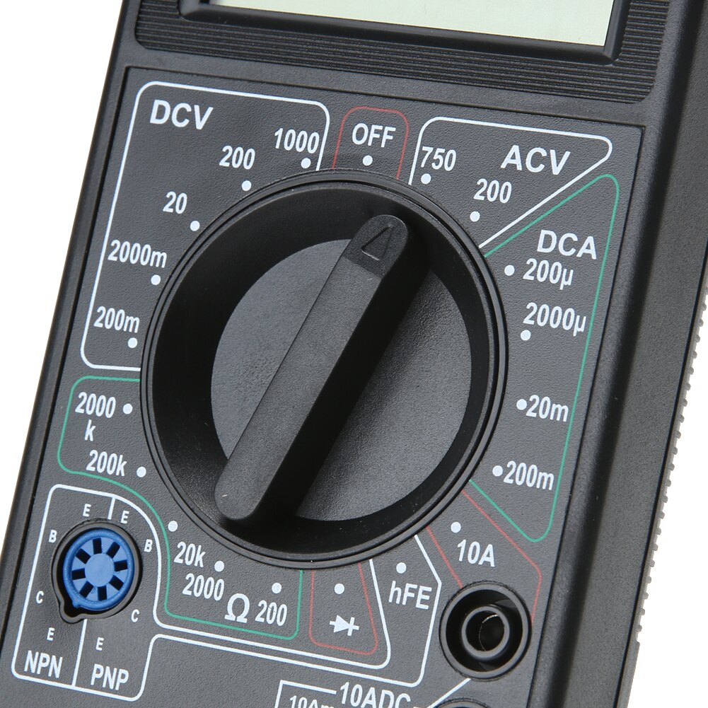 DT-830B LCD Digital Multimeter AC DC 750V 1000V Digital Mini Multimeter Probe For Voltmeter Ammeter Ohm Tester Meter