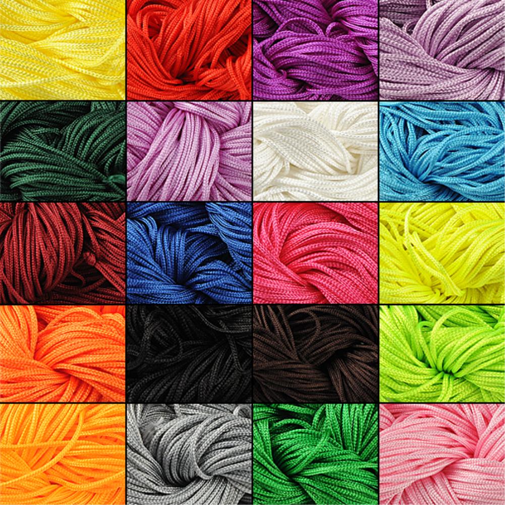 WITUSE-Bracelet en rotin, Excellent accessoire, cordon en Nylon 22m 1mm, nœud chinois, macramé, promotionnelle