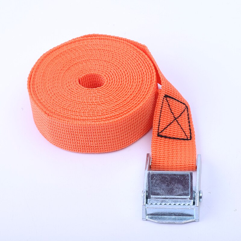 Corde de Tension de voiture de 2M, sangle fixe de cargaison, support de toit, sangles d'arrimage, ceinture d'attache à cliquet avec boucle, ceinture de rangement à cliquet: G