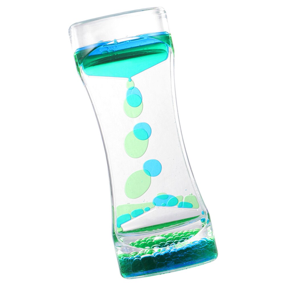 Bubble Zandloper Action Vloeibare Timer Bureau Decor Ambachtelijke Kunst Voor Thuis