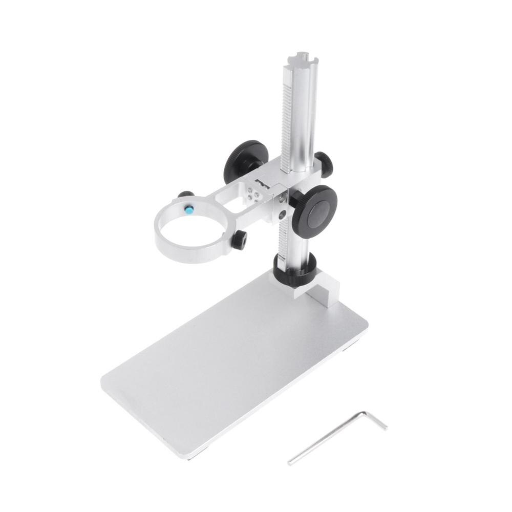 Mikroskop aluminiumslegering hæve sænke trin op ned støttebordstativ til usb digitalt mikroskop
