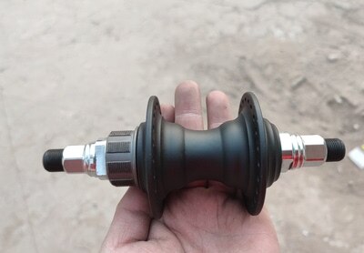 BMX hub 48 hole street bike bearing hub 14MM axle action bicycle front rear hub: rear