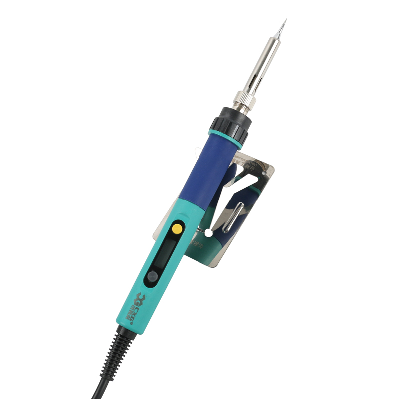 CXG 936d elektryczna lutownica LCD regulowany cyfrowy spawanie elektryczne narzędzie ue wtyczka robić naprawy lutowania przemysłowego