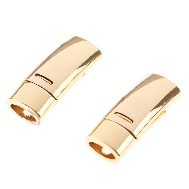 1 Paar Magic Mganetic Lock Geen Tie Schoenveters Systeem Metalen Schoen Gespen: gold