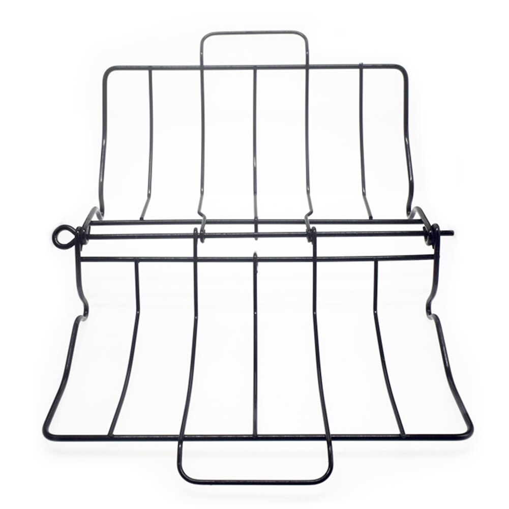 Metalen Food Grade Outdoor Bbq Gebraden Kip Grill Rack Opvouwbare Rib Houder Non-stick Grillen Beugel Keuken Tool Accessoires