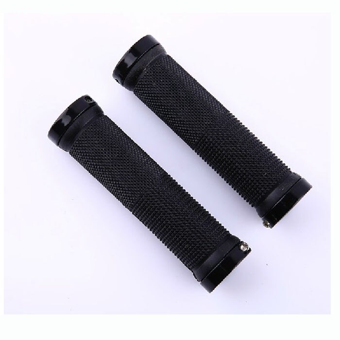 25# Bike Accessories Mountain Cycling Bike Bicycle Mtb Handlebar Grips Rubber Anti-slip Handle Grip Велосипедные Аксусуары: Black 