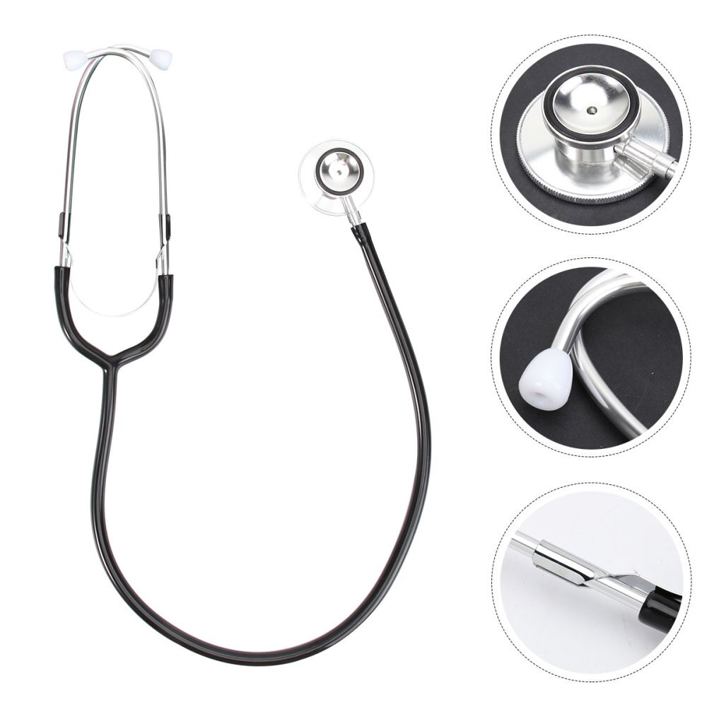 1Pc Double Head Cardiology Stethoscope Dual Head Stethoscope: Default Title