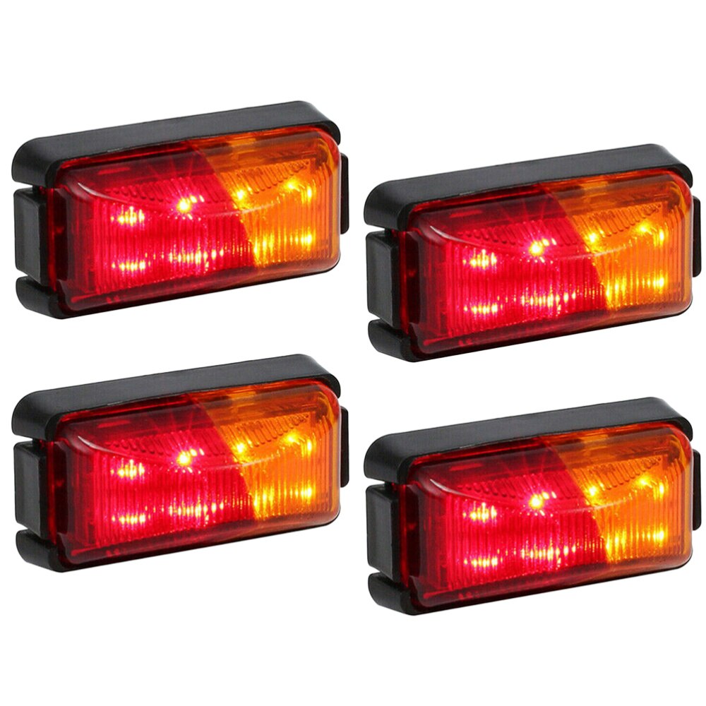 4 stuks aanhanger achterlichten duurzame signaallichten vrachtwagen zijlichten aanhanger achterlichten voor aanhanger vrachtwagen