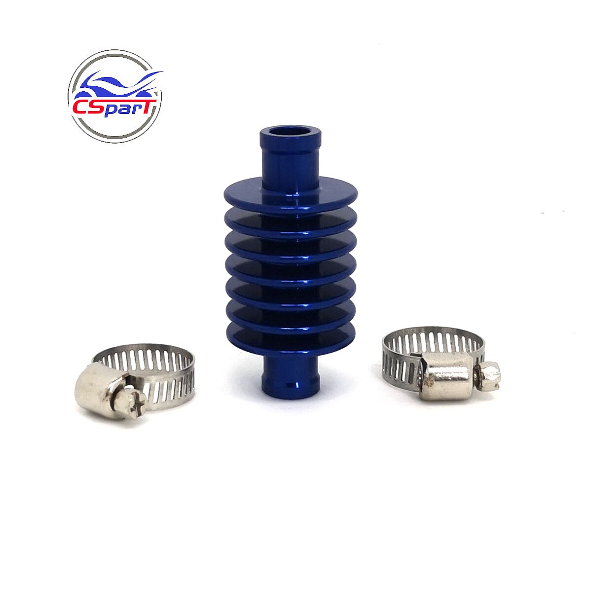Radiateur en aluminium pour vélo refroidi à l'eau, 39CC 49CC MT A4 Blata KTM Polini ZPF, 58mm: Blue