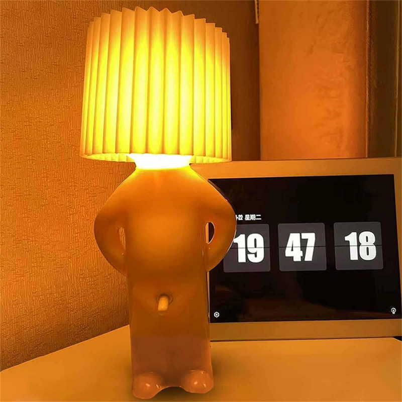 Geknüpfte freche junge kreative Tisch lampe einzigartige LED-Falten lesen Beleuchtung Schlafzimmer Nachttisch Licht Kinder: green