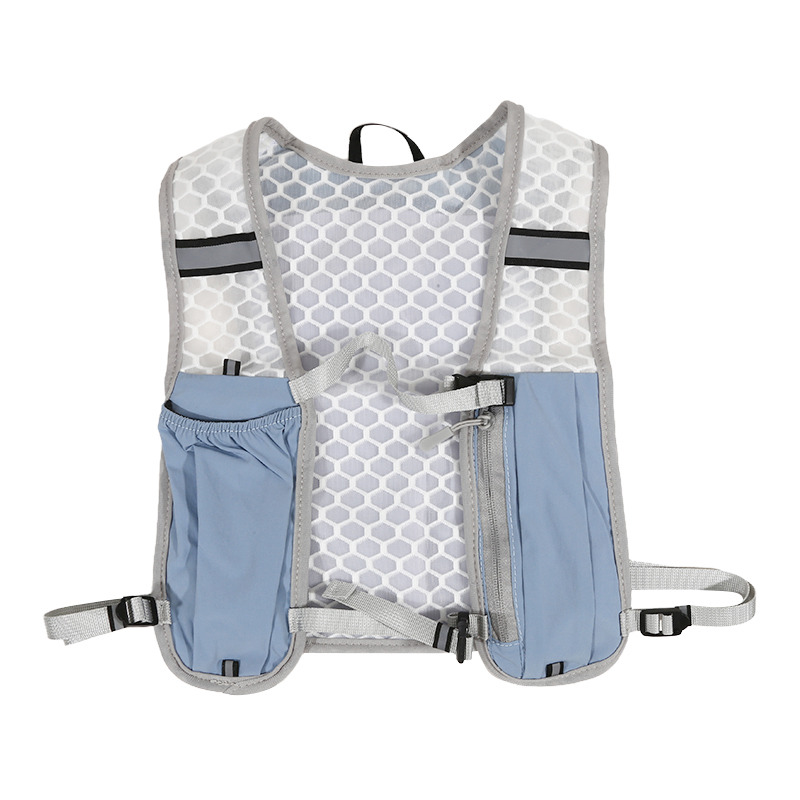 Running Hydraterend Vest Rugzak Ultralight Hydratatie Joggingvest Heren Ademend Marathon Fietstas Waterfles 500ML