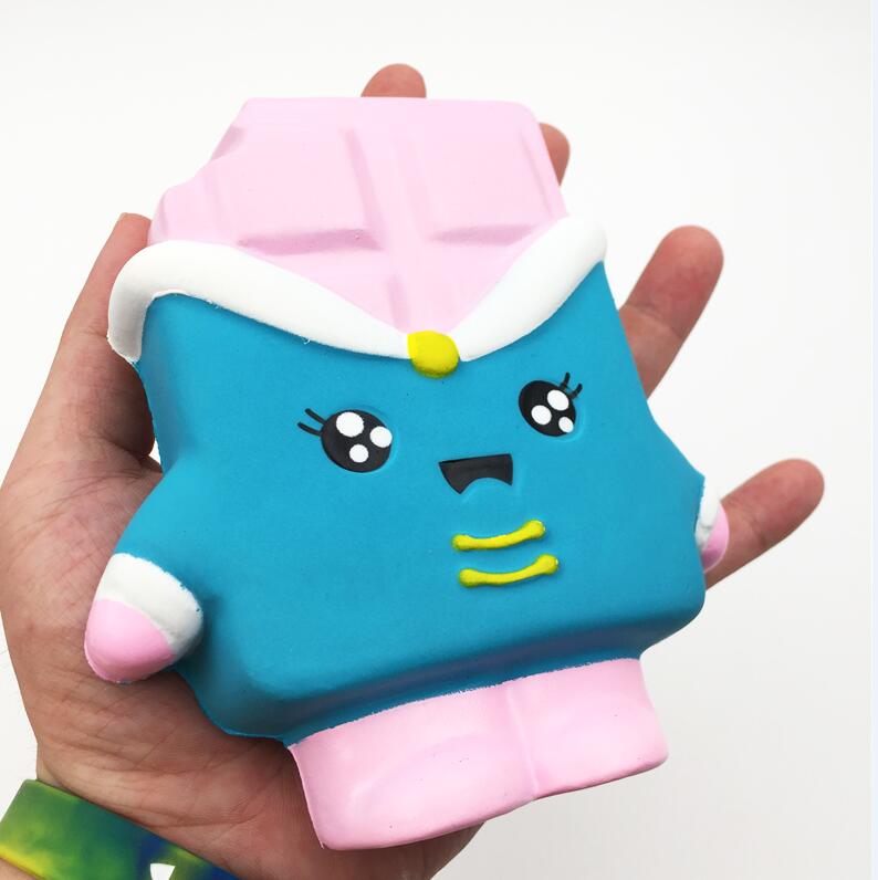 Kawaii Squishy PU Foam Scented Soft Cake Bread Strawberry Unicorn Slow Rising Cute Squishies Squeeze Toys For Kids: Orange