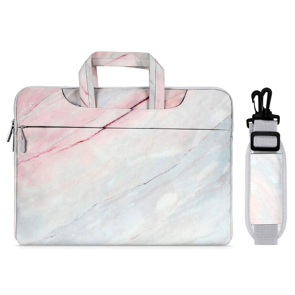 Mosiso laptoptas voor macbook dell hp asus acer lenovo 13.3 14 15 15.6 inch notebooktas voor macbook pro 13 15 sleeve case: Roze en blauwe kleur / 15-15.6 inch