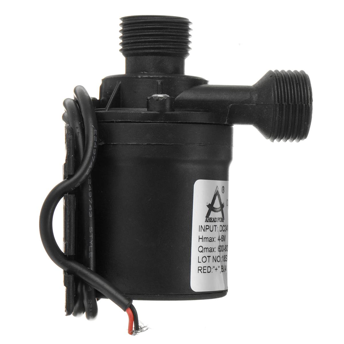 19W/24W 800L/H 5m DC 12V 24V Brushless Solar Motor Water Pump Mini Submersible Circulation Water Pumps Water