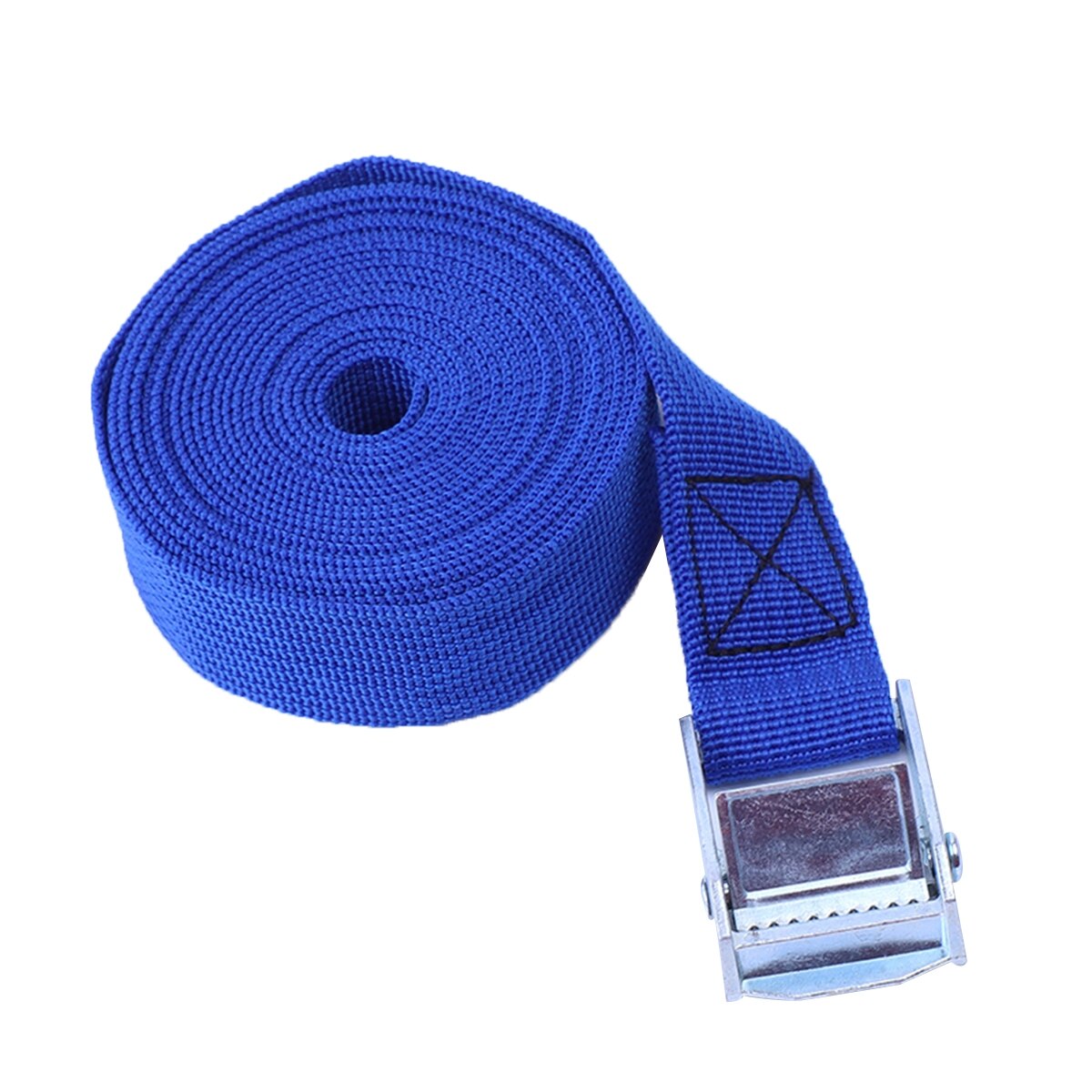 Corde de Tension de voiture de 2M, sangle fixe de cargaison, support de toit, sangles d'arrimage, ceinture d'attache à cliquet avec boucle, ceinture de rangement à cliquet