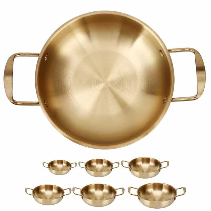 Ramen Pot Gold Noodle Pot Harmless for Household